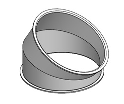 Rura spustowa model 3D