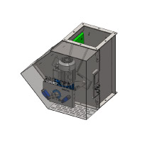 rozdzielacz spawany elektryczny asymetryczny