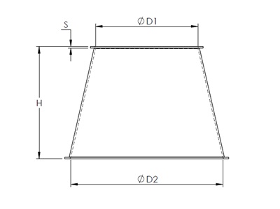 PRKS rysunek techniczny redukcji osiowej